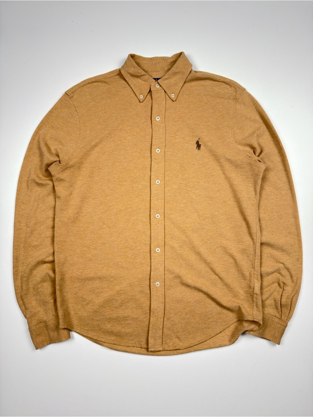 Polo Ralph Lauren Featherweight Mesh Long Sleeve Buttonup Shirt Mens Medium